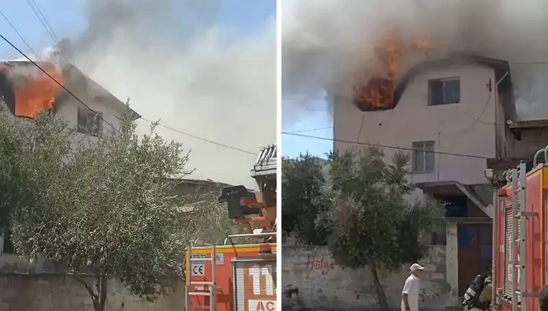 Hatay'da Yangın: 3 Yaşındaki Çocuk Hastaneye Kaldırıldı, Aile Perişan
