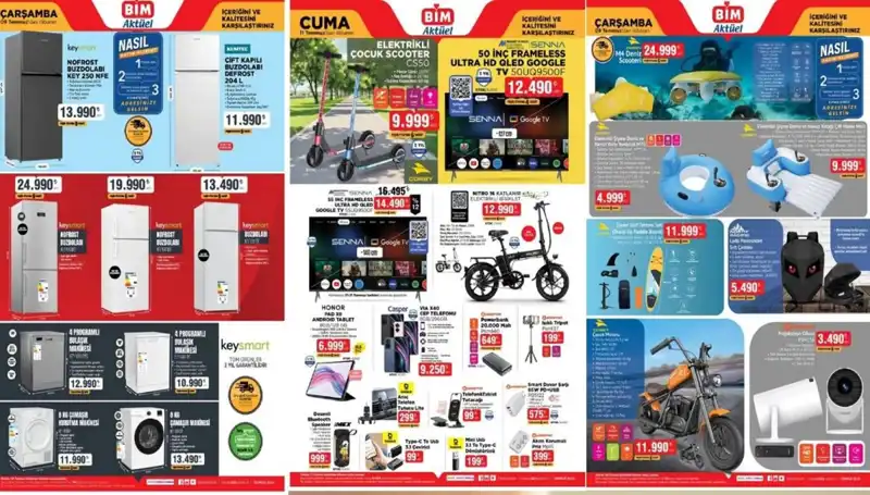 BİM Aktüel Kataloğu 8-11 Temmuz 2025: Cazip Elektronik Ürünlerle Dolup Taşıyor!