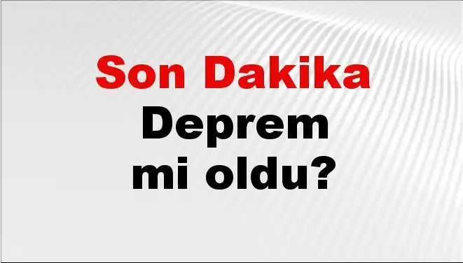 Muğla'da Şok Gelişme: Deprem Panik Yarattı!