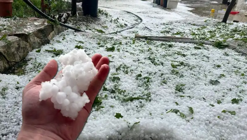 Haziran Ayında Yaşanan Dolu Olayı: Beyaz Bir Dünya Karşımıza Çıktı!