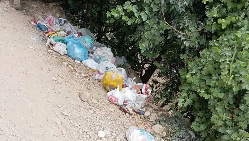 Kato Dağı'nda Çirkin Manzara: Kaval Şelalesi'nde Çöp Krizi