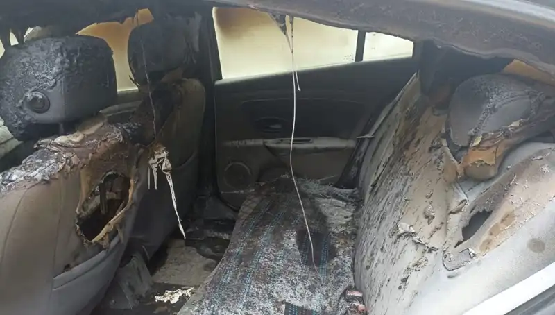 Esenyurt'ta Şok Olay: İsteğine Yanıt Alamayan Genç, Arabasını Yaktı!