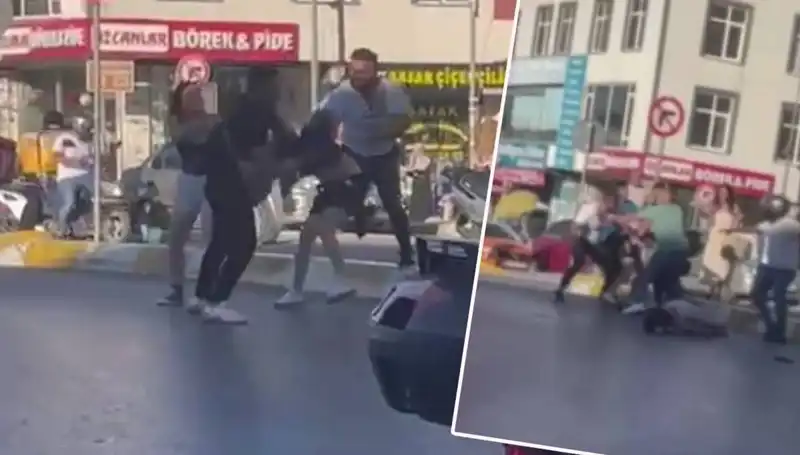 Esenyurt'ta Motosikletli İki Kadına Uygulanan Şiddet Olayı Büyüledi!