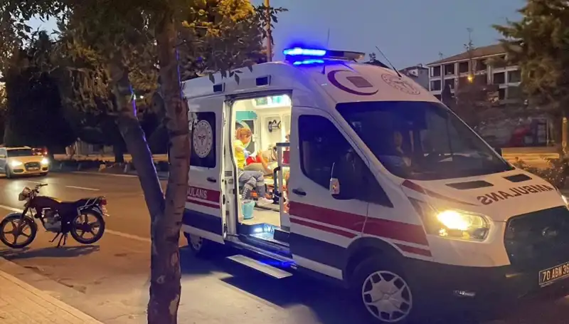 Motosiklet Kazası: Otomobil, Sürücüyü 70 Metre Sürükledi!