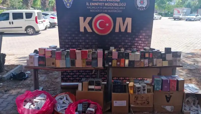 Kayseri'de Kaçak Parfüm Satışı Durduruldu: 2 Kişi Gözaltına Alındı