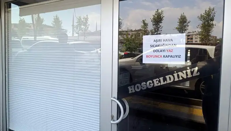 Afrika Sıcakları Esnafı Vurdu: Yaz Boyu Dükkanlar Kapalı!