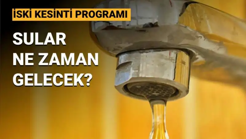 İstanbul'da Su Kesintisi: 3 Mayıs Tarihli İSKİ Programında Neler Olacak?